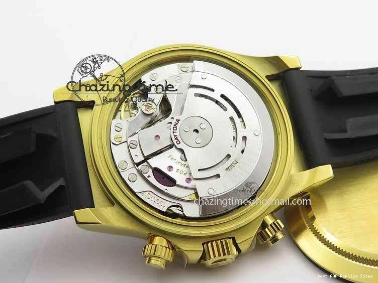 Good Copy Rolex Watches XS Best JH Strap Black 116518LN YG Edition Daytona (Free A4130 rubber Dial On strap) Rubber 3645 WeatherProof 1231